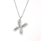 Fashion Letter Necklace Female Stainless Steel – Jewelry Gift Ideas — 19