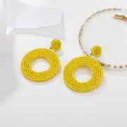 Retro Color Bead Earrings For Women – Gifts for Her — 15