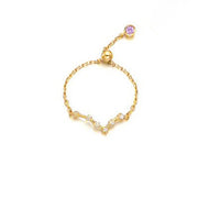 Twelve Constellation Ring with Diamonds – Everyday Gifts — 12