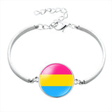 Rainbow Strip Time Gem Bracelet Alloy Bracelet – Jewelry Gift Ideas — 4