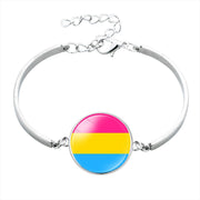 Rainbow Strip Time Gem Bracelet Alloy Bracelet – Jewelry Gift Ideas — 4