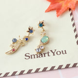 Japanese Sailor Moon Series Sky Sea Green Earrings – Useful Gifts — 5