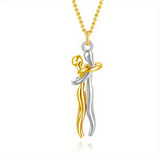 Love Hug Necklace Unisex Men Women Couple Jewelry – Gifts for Couples — 13