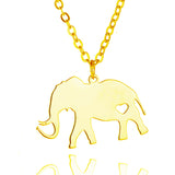 Stainless Steel Cute Elephant Pendant Animal – Jewelry Gift Ideas — 4