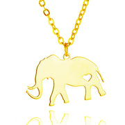 Stainless Steel Cute Elephant Pendant Animal – Jewelry Gift Ideas — 4