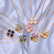 Open And Close Four-leaf Flower Dual-wear – Jewelry Gift Ideas — 1