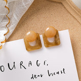 Women's Art Vintage Acrylic Plush Earrings – Gifts for Her — 19