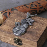 Viking Nordic Odin's Crow Axe Pendant – Jewelry Gift Ideas — 2