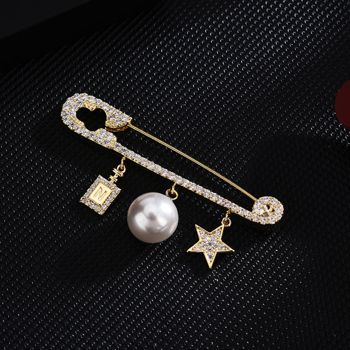 Brooch Simple Pin Coat Accessories Star Brooch – Stylish Gifts — 1