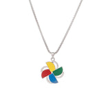Fashion Color Rotating Windmill Necklace – Jewelry Gift Ideas — 3