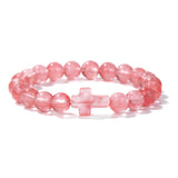 Stone Bead Cross Bracelet Women's Simple Retro – Jewelry Gift Ideas — 17