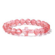 Stone Bead Cross Bracelet Women's Simple Retro – Jewelry Gift Ideas — 17