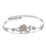 A Rose Bracelet Female S925 Silver Bracelet – Jewelry Gift Ideas — 4