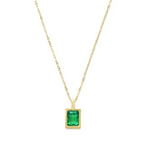 Light Luxury Small French Square Colored – Jewelry Gift Ideas — 7