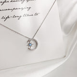 Women's Sterling Silver Sparkling Star Moon – Jewelry Gift Ideas — 4
