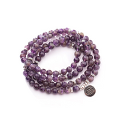 Natural 108 6-8mm Amethyst Bracelet – Jewelry Gift Ideas — 3