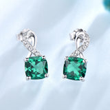 Three-Piece Emerald Ladies Pendant Earrings Ring – Jewelry Gift Ideas — 3