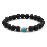 Volcanic Stone Bracelet Chakra Yoga 8mm – Jewelry Gift Ideas — 1
