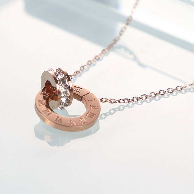 Roman numeral ring necklace – Jewelry Gift Ideas — 1