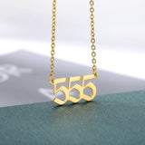 Old English Digital Necklace Stainless Steel – Jewelry Gift Ideas — 10