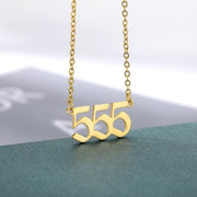 Old English Digital Necklace Stainless Steel – Jewelry Gift Ideas — 10
