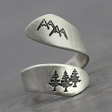 Mountain forest opening adjustable ring – Surprise Gifts — 4