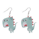 Creative Handmade Acrylic Cartoon Dinosaur Earrings – Stylish Gifts — 5