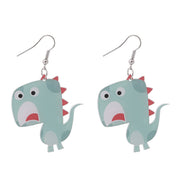 Creative Handmade Acrylic Cartoon Dinosaur Earrings – Stylish Gifts — 5