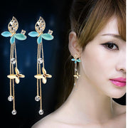 Ear Clips Without Pierced Female Earrings Long – Gifts for Her — 8