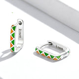 Simple Contrast Color Drop Earrings Ring Set – Stylish Gifts — 1