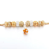 Gold-plated heart beaded bracelet – Jewelry Gift Ideas — 9