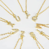 English Letter Necklace Micro Inlaid Zircon – Jewelry Gift Ideas — 20