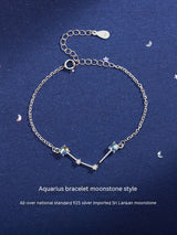 Lucky Twelve Constellation Moonstone Bracelet – Jewelry Gift Ideas — 4