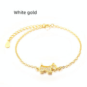 Fashion Gold Dog Bracelet With Zircon – Stylish Gifts — 5