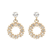 Geometric Circle Earring With Micro - Insert – Jewelry Gift Ideas — 5