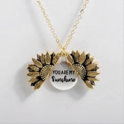 Flower-shaped Necklace Alloy Flower Sunflower – Jewelry Gift Ideas — 1