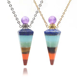 Natural Seven-color Stitching Crystal Stone – Jewelry Gift Ideas — 1