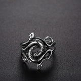 Men's Personalized Jewelry Thai Silver Snake Ring – Jewelry Gift Ideas — 5
