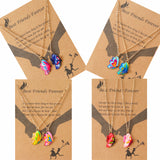 Butterfly Necklace Colorful Dripping Oil – Jewelry Gift Ideas — 2