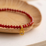 Natural Single Circle Agate String With Rabbit – Jewelry Gift Ideas — 4
