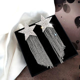 Five-pointed star tassel earrings – Thoughtful Gifts — 1