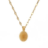 Women's Solid Durian Necklace Simple And Elegant – Jewelry Gift Ideas — 1