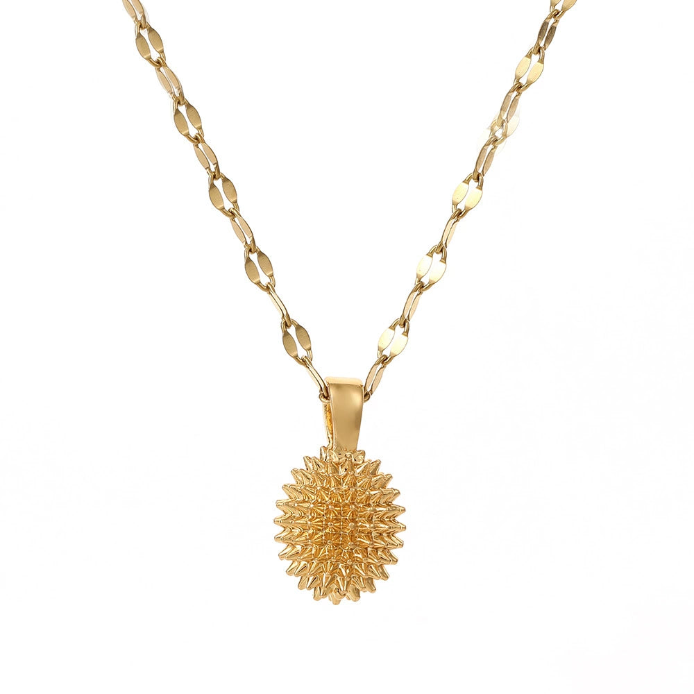 Women's Solid Durian Necklace Simple And Elegant – Jewelry Gift Ideas — 1