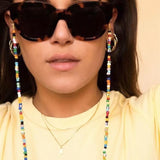 Women's Colorful Rice Beads Glasses Necklace Mask – Jewelry Gift Ideas — 1