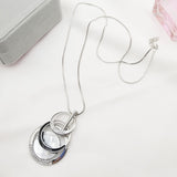 Grey Stone Exaggerated Pendant Crystal Necklace – Jewelry Gift Ideas — 6