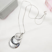 Grey Stone Exaggerated Pendant Crystal Necklace – Jewelry Gift Ideas — 6