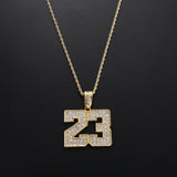 Jersey Number Necklace Men's Personality Alloy – Jewelry Gift Ideas — 1