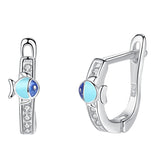 S925 Sterling Silver Drop Oil Blue Tropical Fish – Gifts for Kids — 3