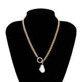 Single-Layer Chain Round Pendant Necklace Female – Jewelry Gift Ideas — 4
