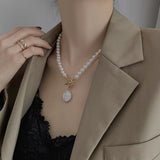 Two-piece Pearl Pendant Personalized Street – Jewelry Gift Ideas — 4
